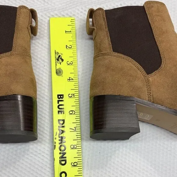 J. Crew Women's Brown Sueded Chelsea Ankle Booties 9.5 - Picture 12 of 13